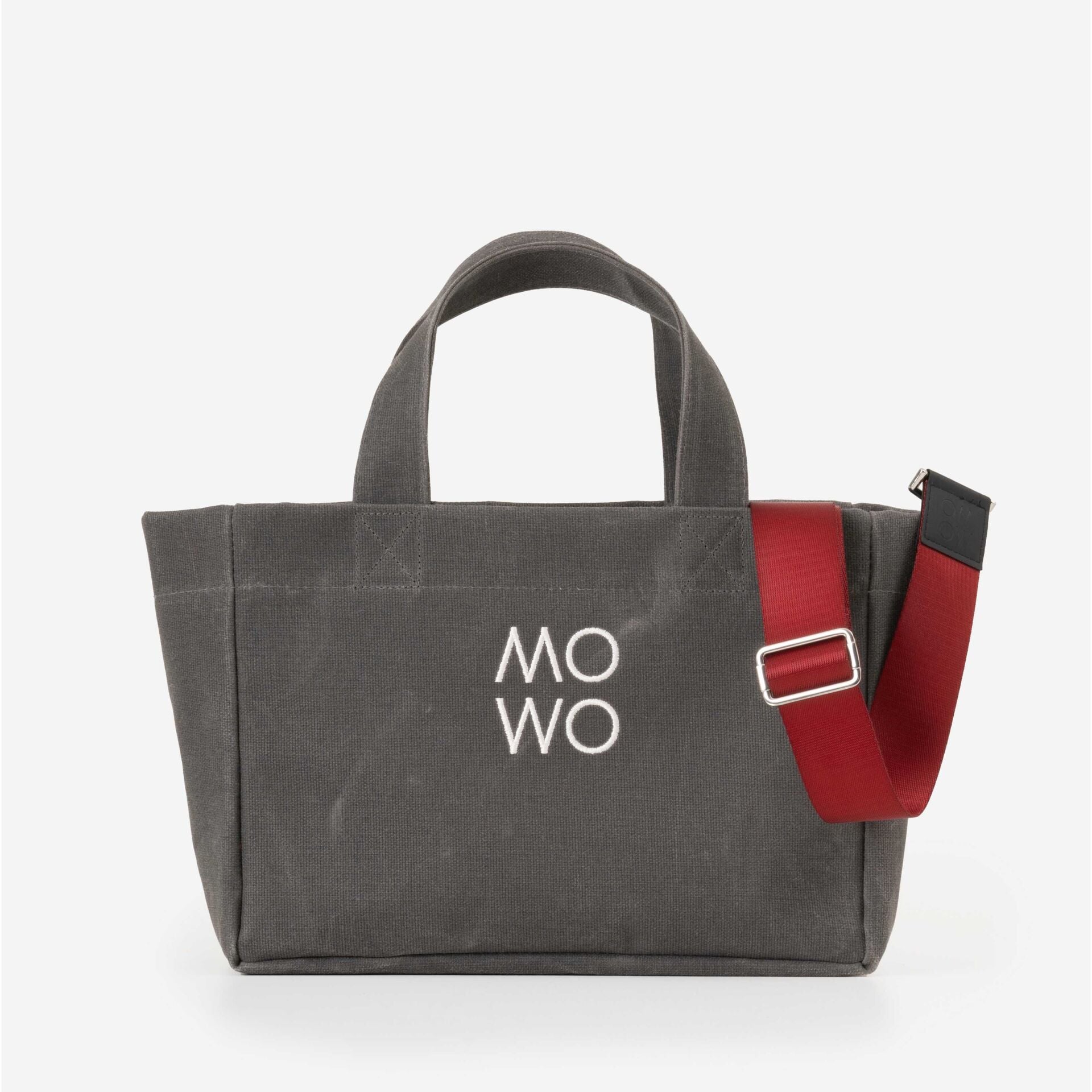 WAXED CANVAS ANTHRACITE MINI BAG