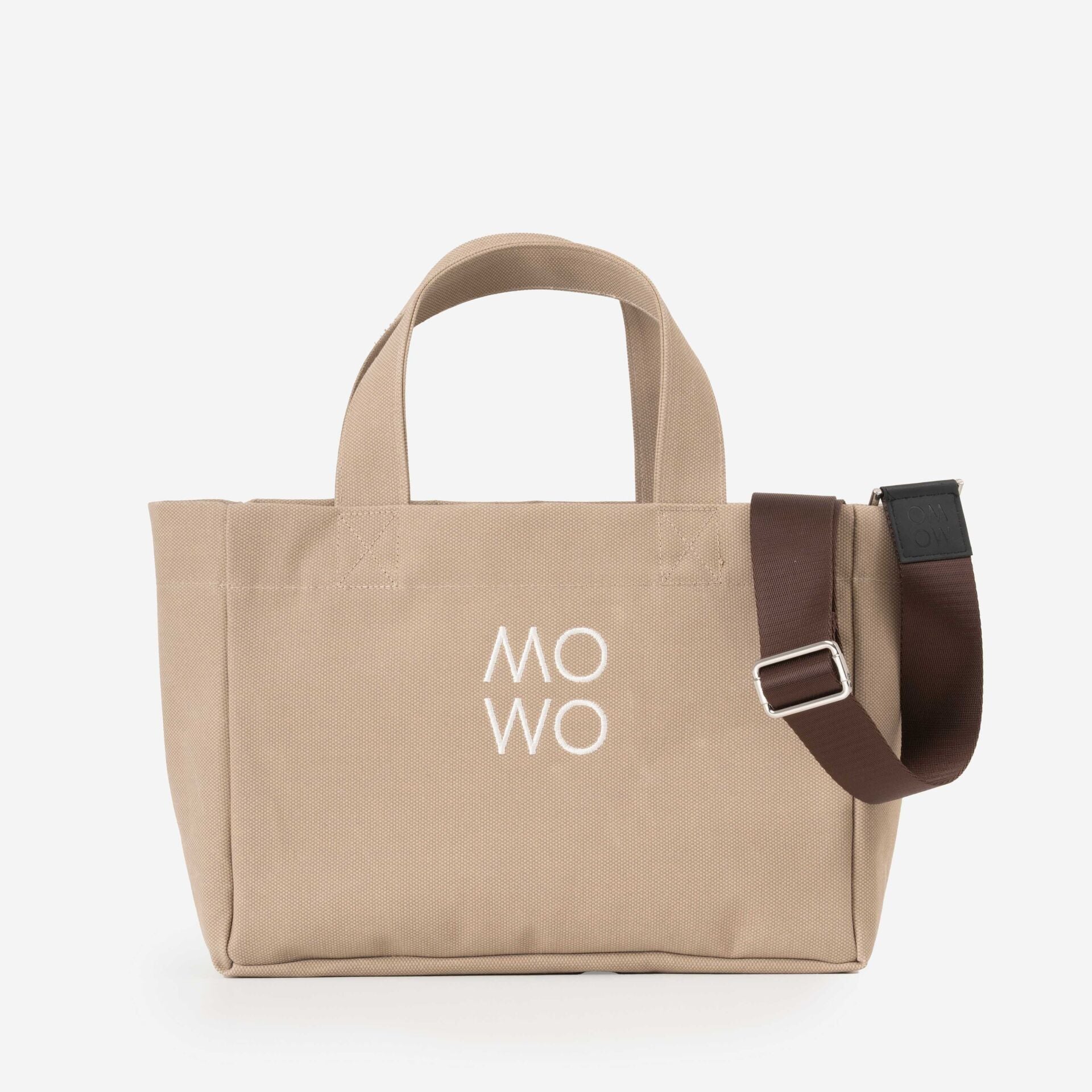 WAXED CANVAS CREAM MINI BAG