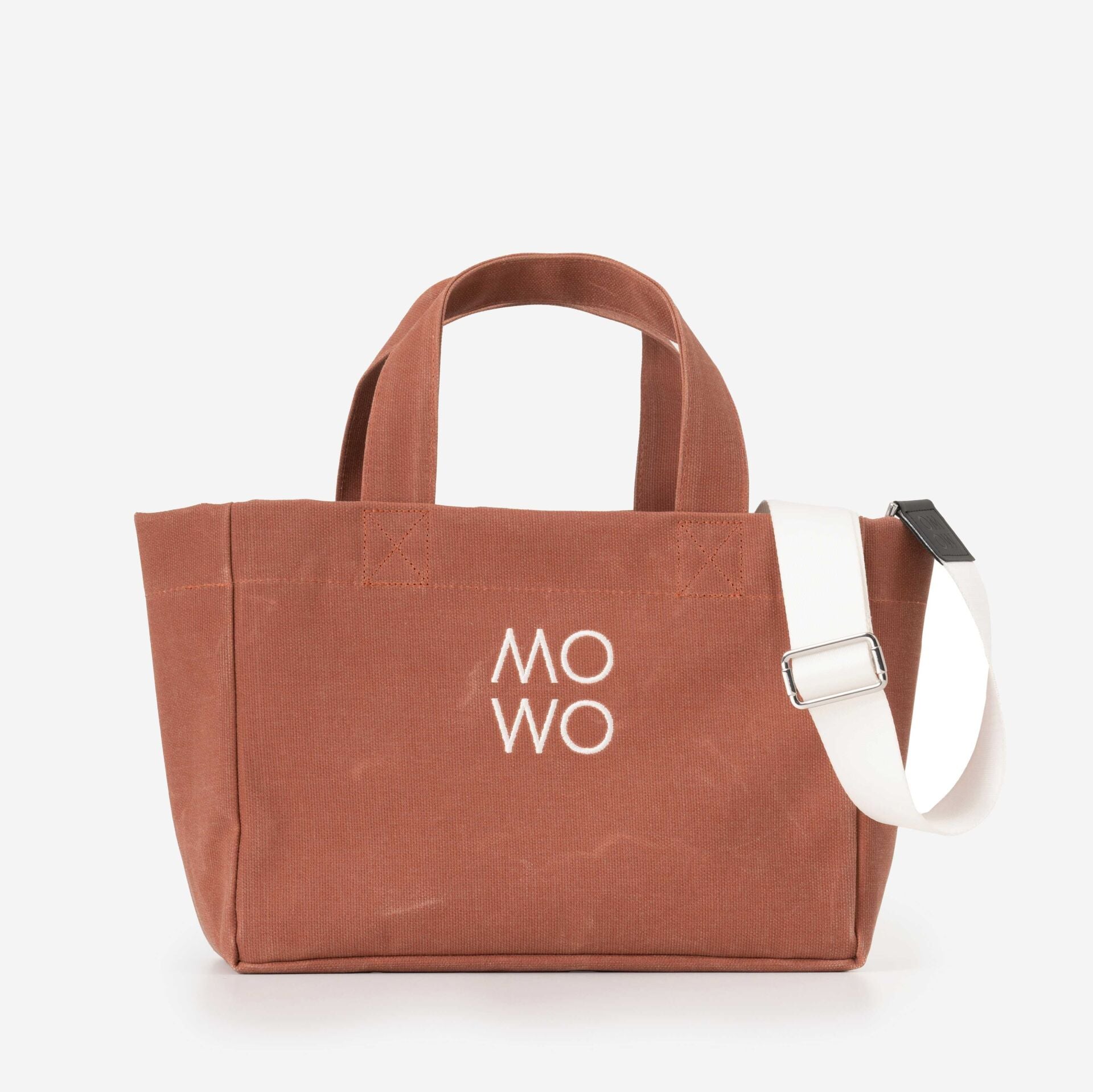 WAXED CANVAS BRICK MINI BAG