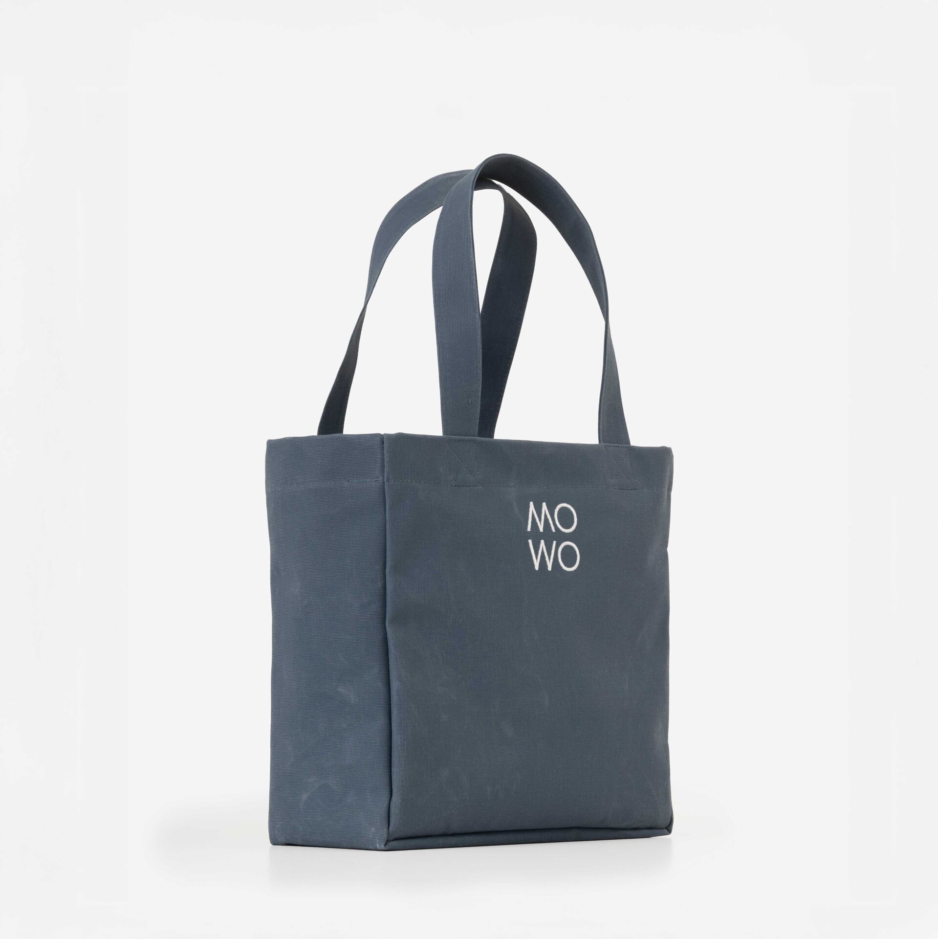 WAXED CANVAS DENIM MIDI BAG