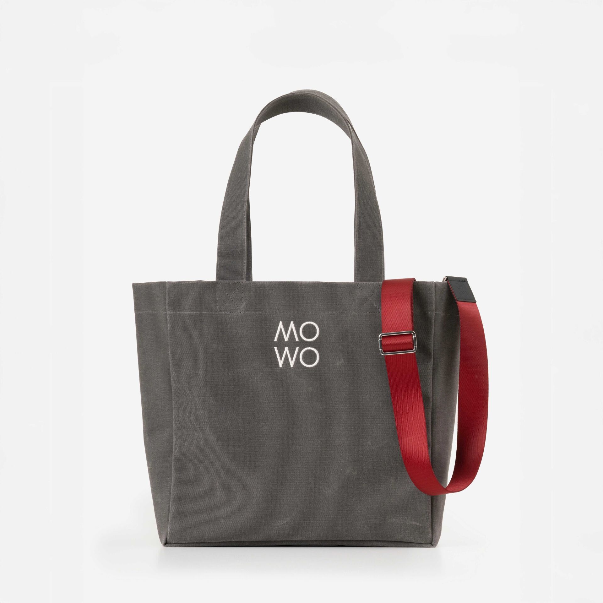 WAXED CANVAS ANTHRACITE MIDI BAG