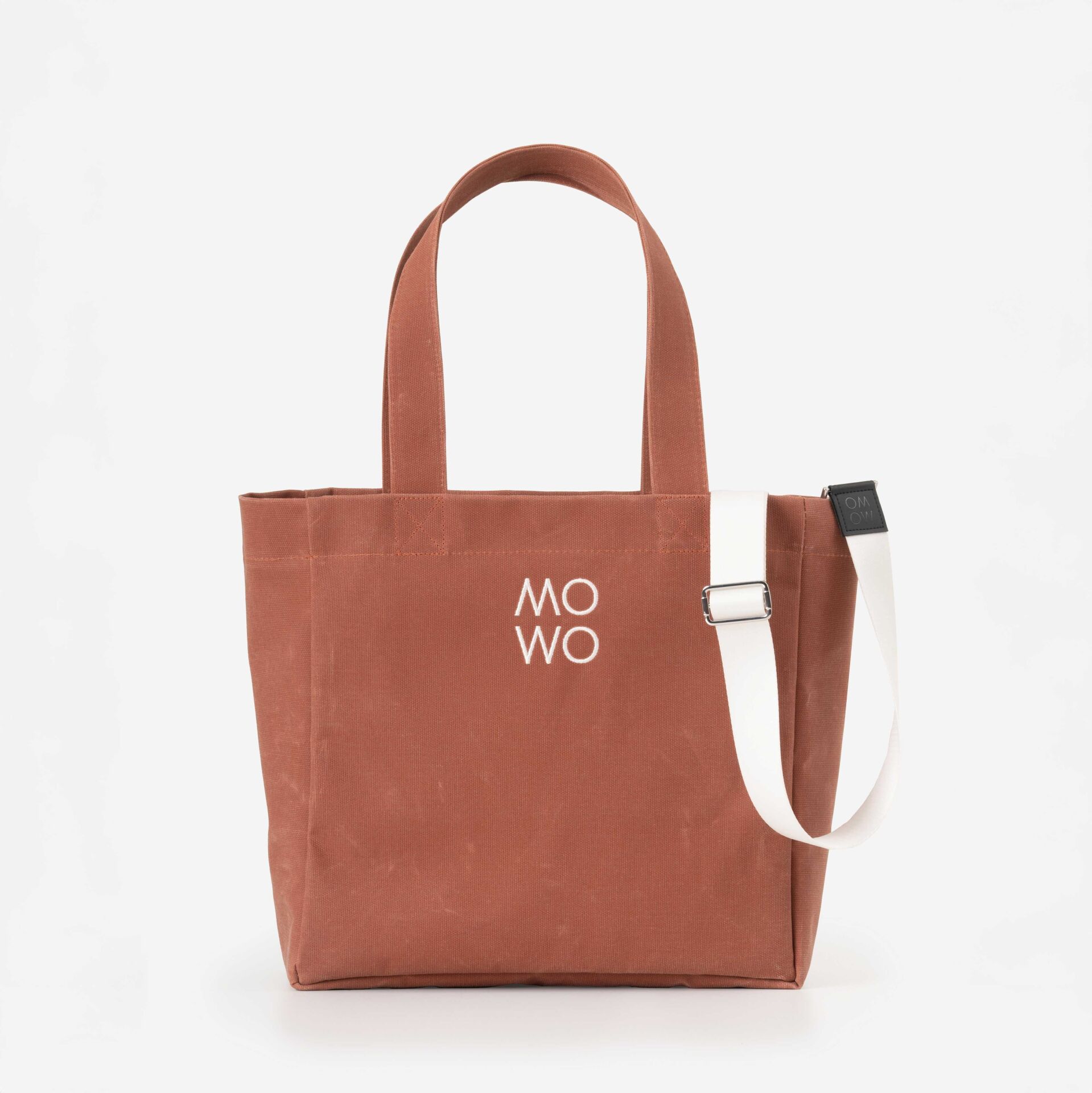 WAXED CANVAS BRICK MIDI BAG