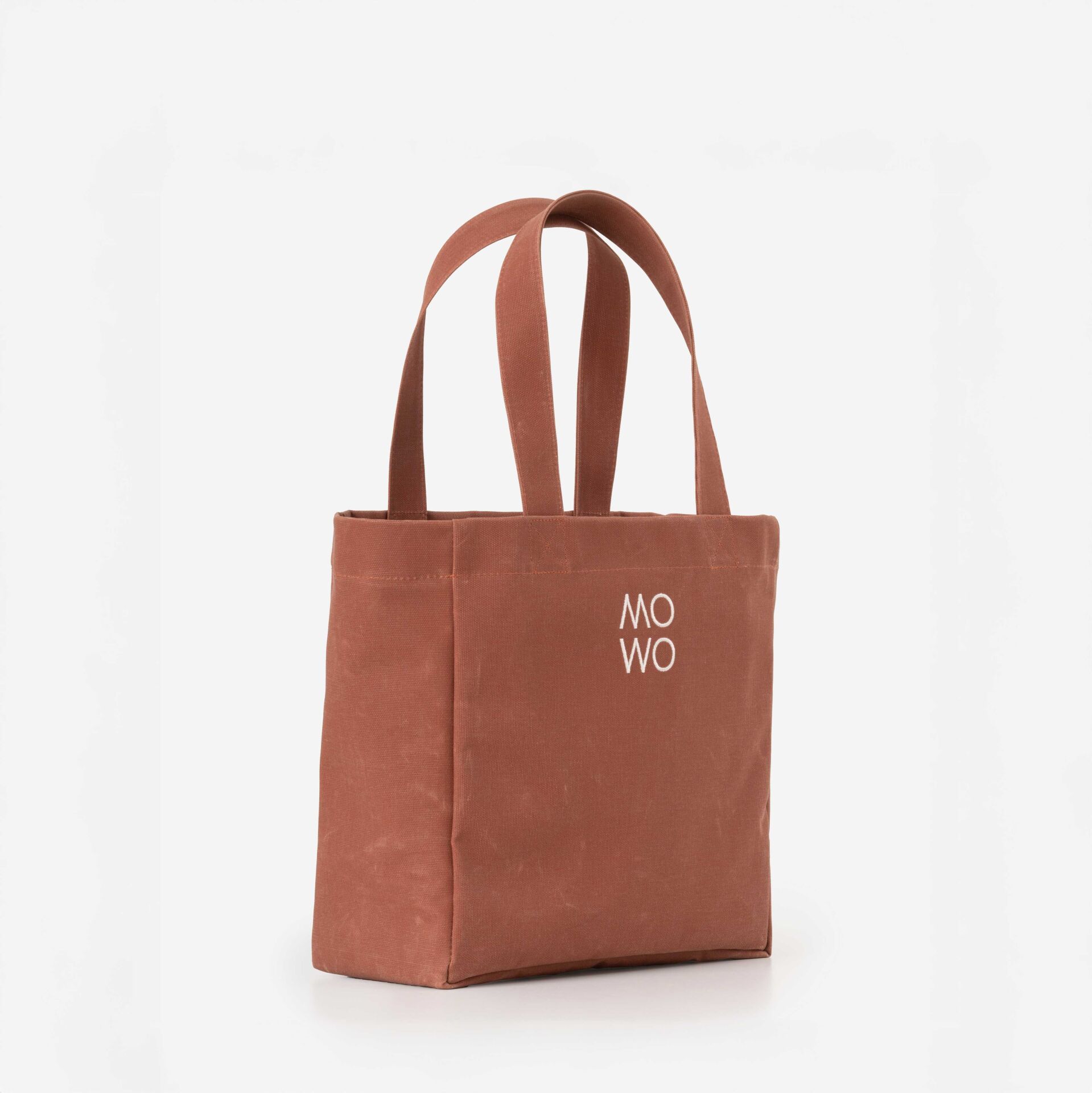 WAXED CANVAS BRICK MIDI BAG