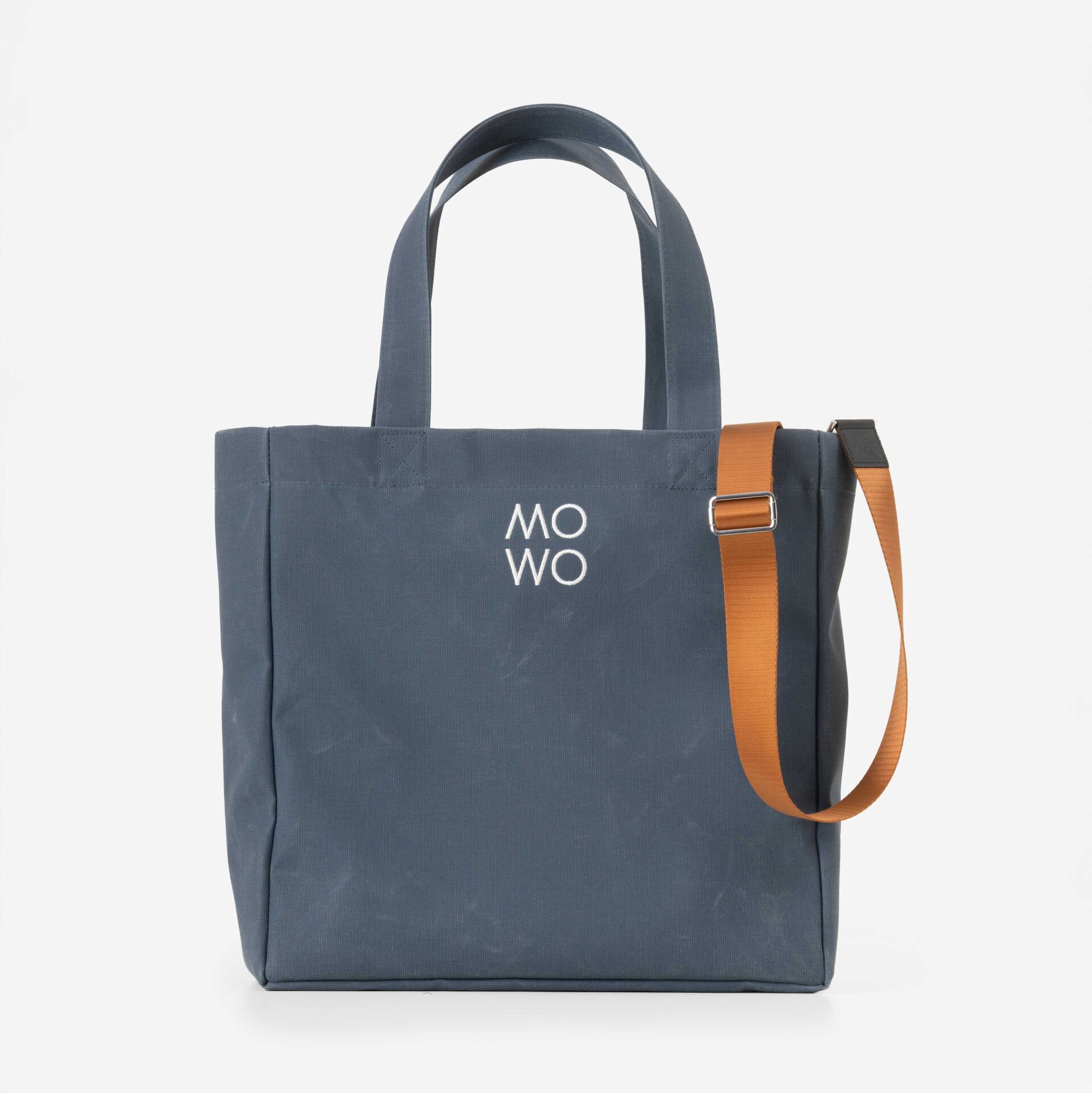 WAXED CANVAS DENIM OVERSIZE BAG