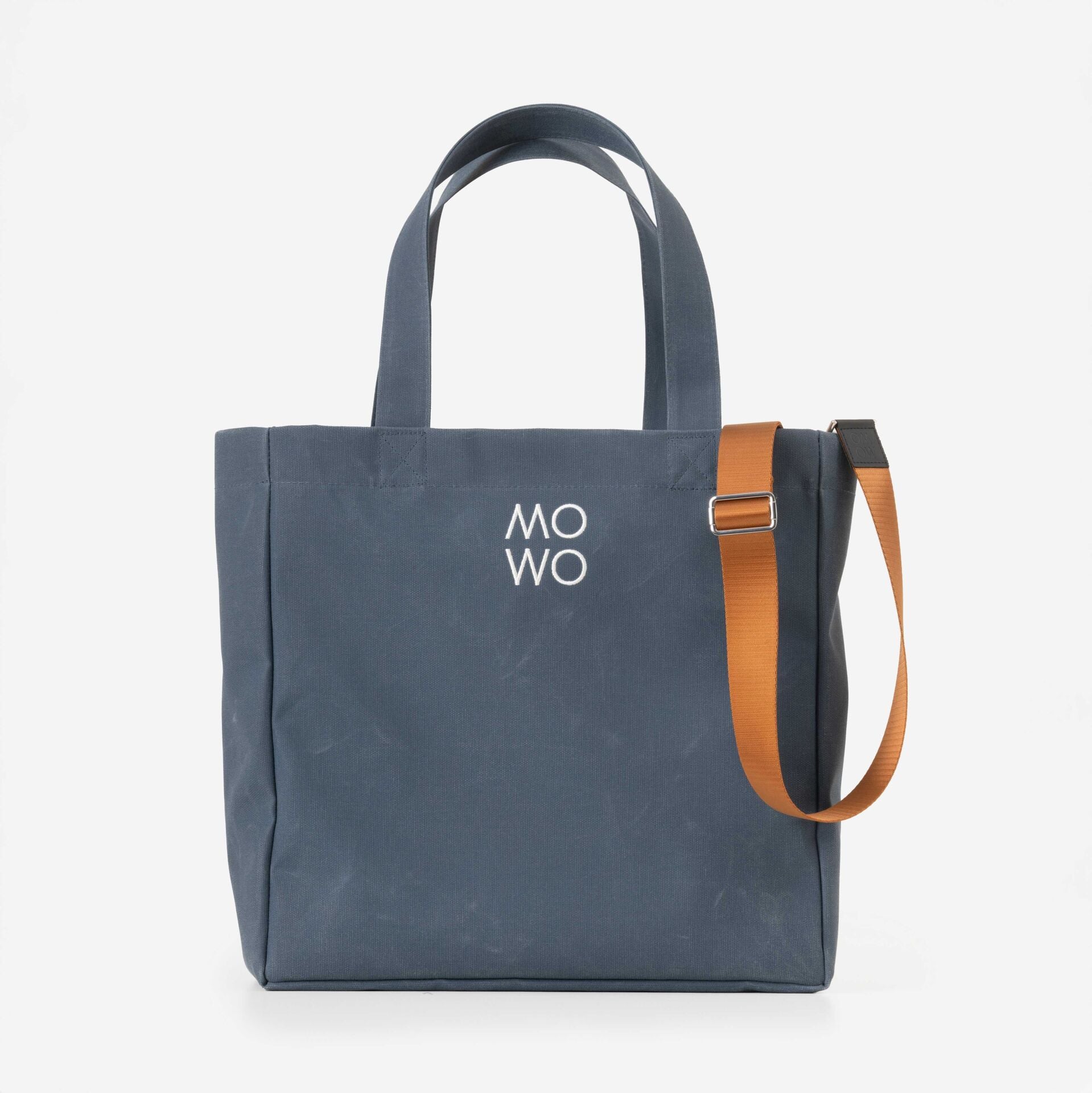 WAXED CANVAS DENIM OVERSIZE BAG