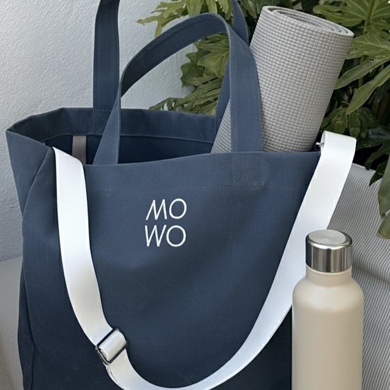 WAXED CANVAS DENIM OVERSIZE BAG