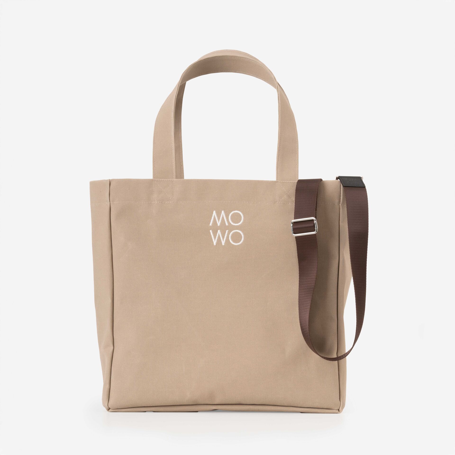 WAXED CANVAS CREAM OVERSIZE BAG