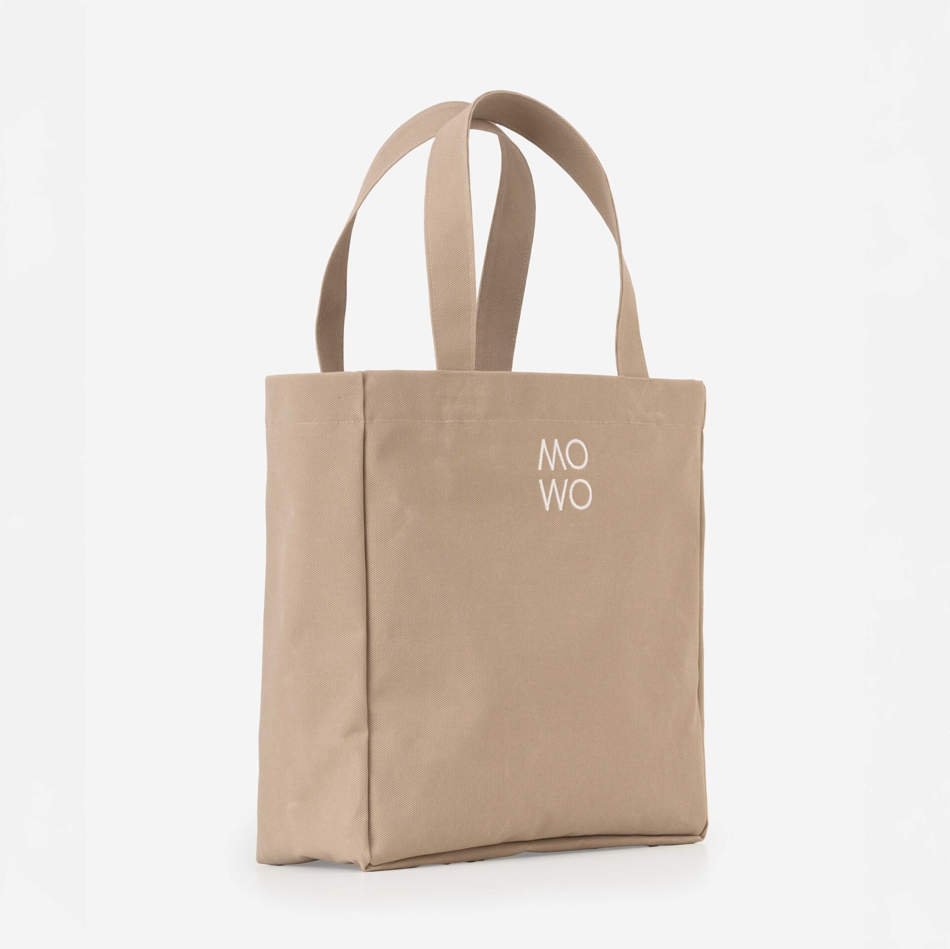 WAXED CANVAS CREAM OVERSIZE BAG