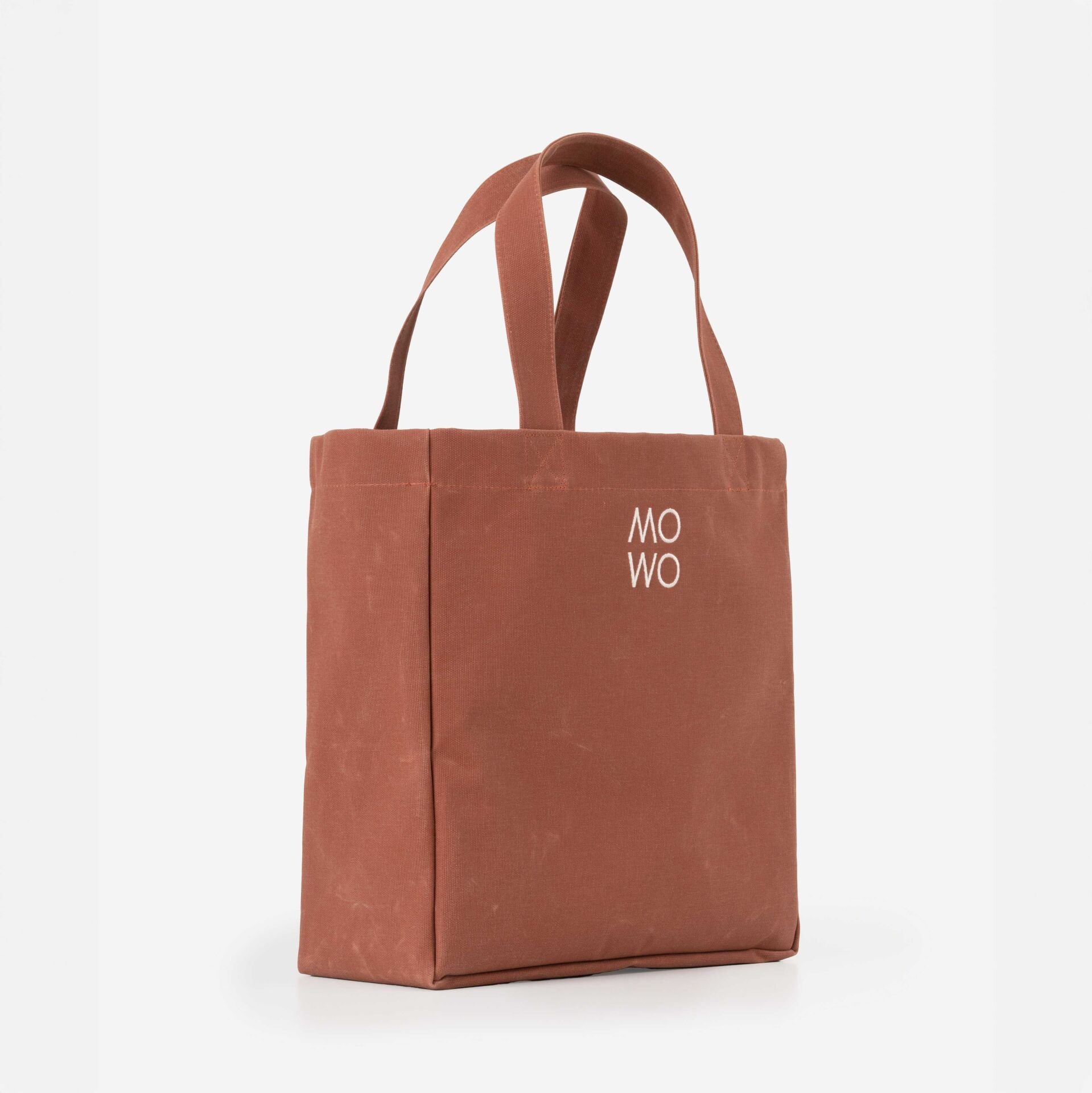 WAXED CANVAS BRICK OVERSIZE BAG